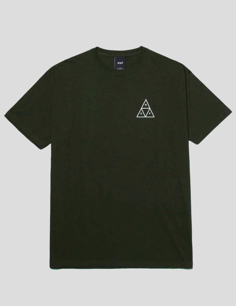 T-shirt HUF estentials tt tee forest green